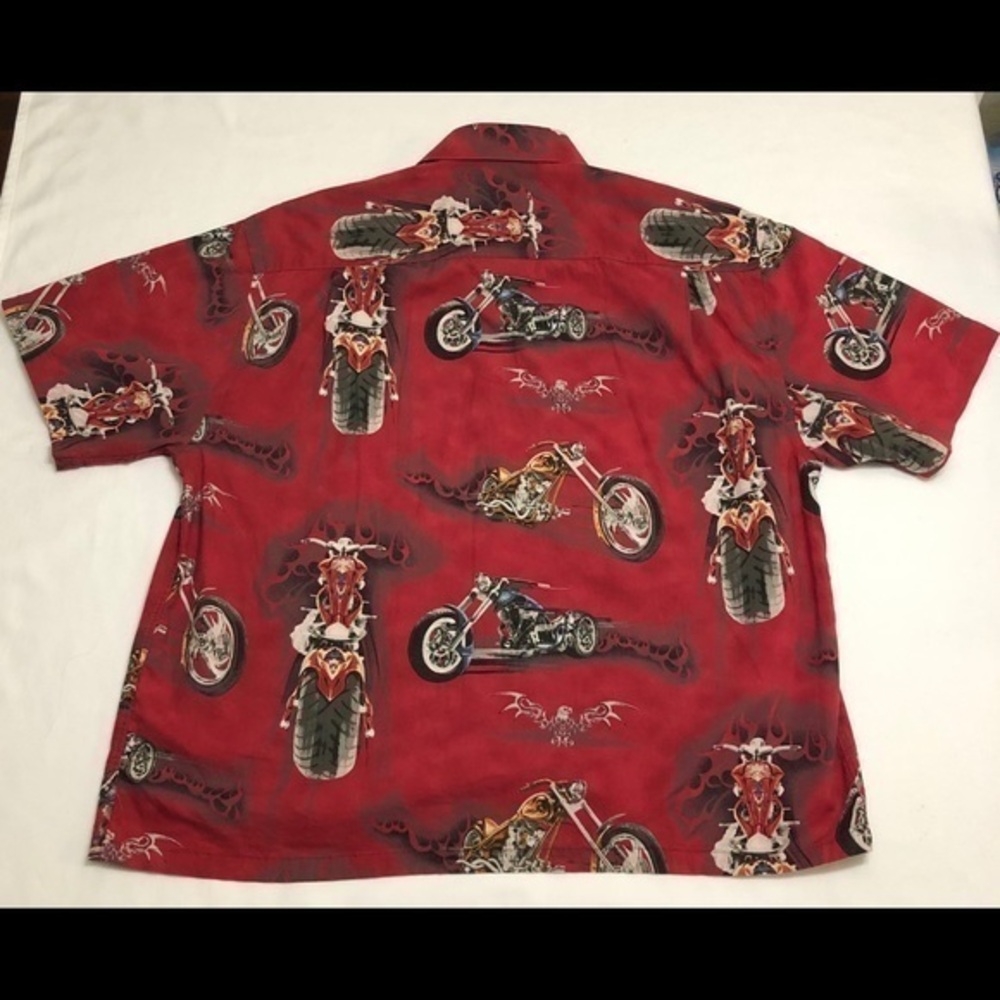 North River Motorcycle print Shirt
